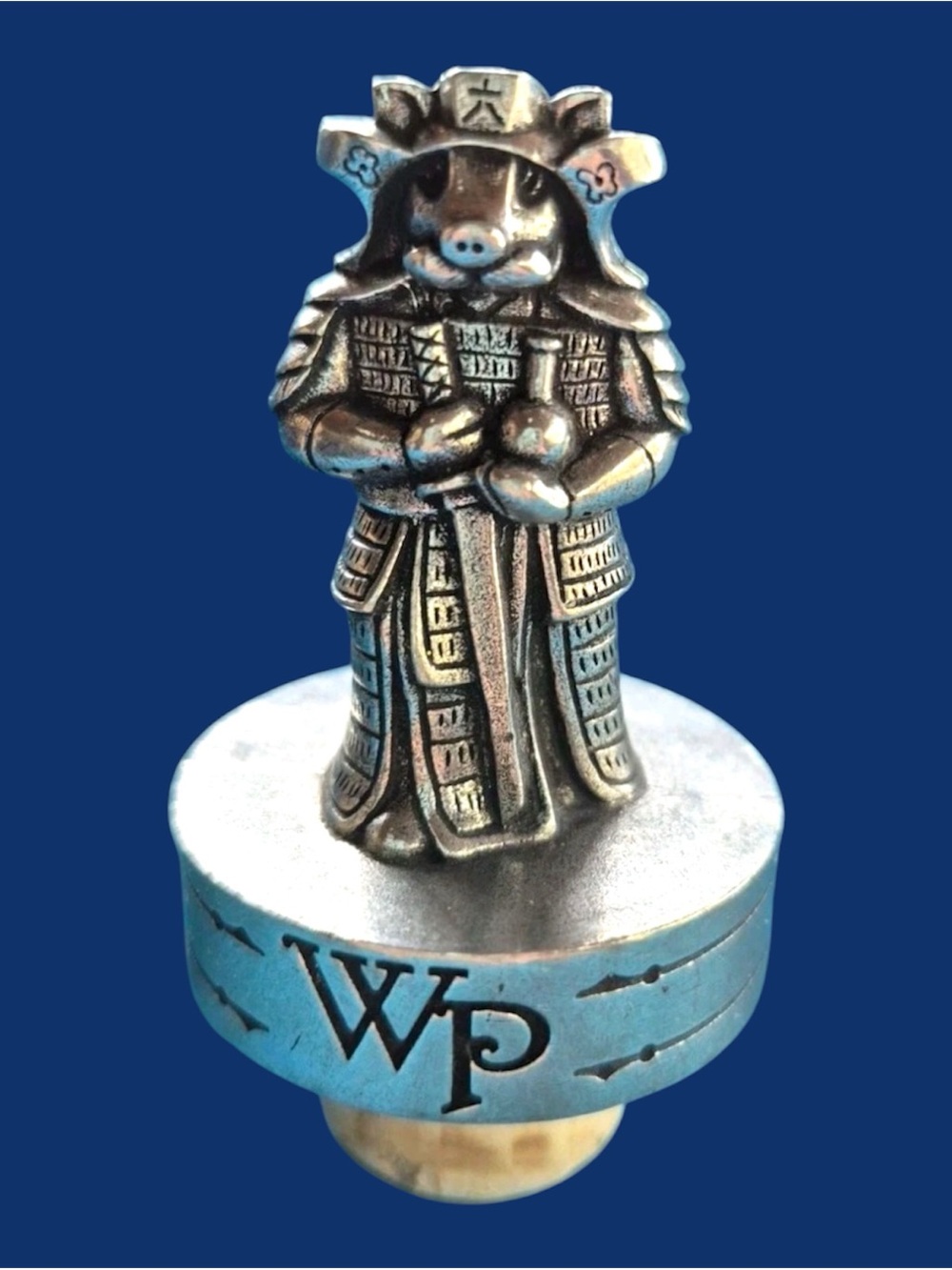 WhistlePig Boss Hog VI The Samurai Scientist Pewter Bottle Topper ***RARE***